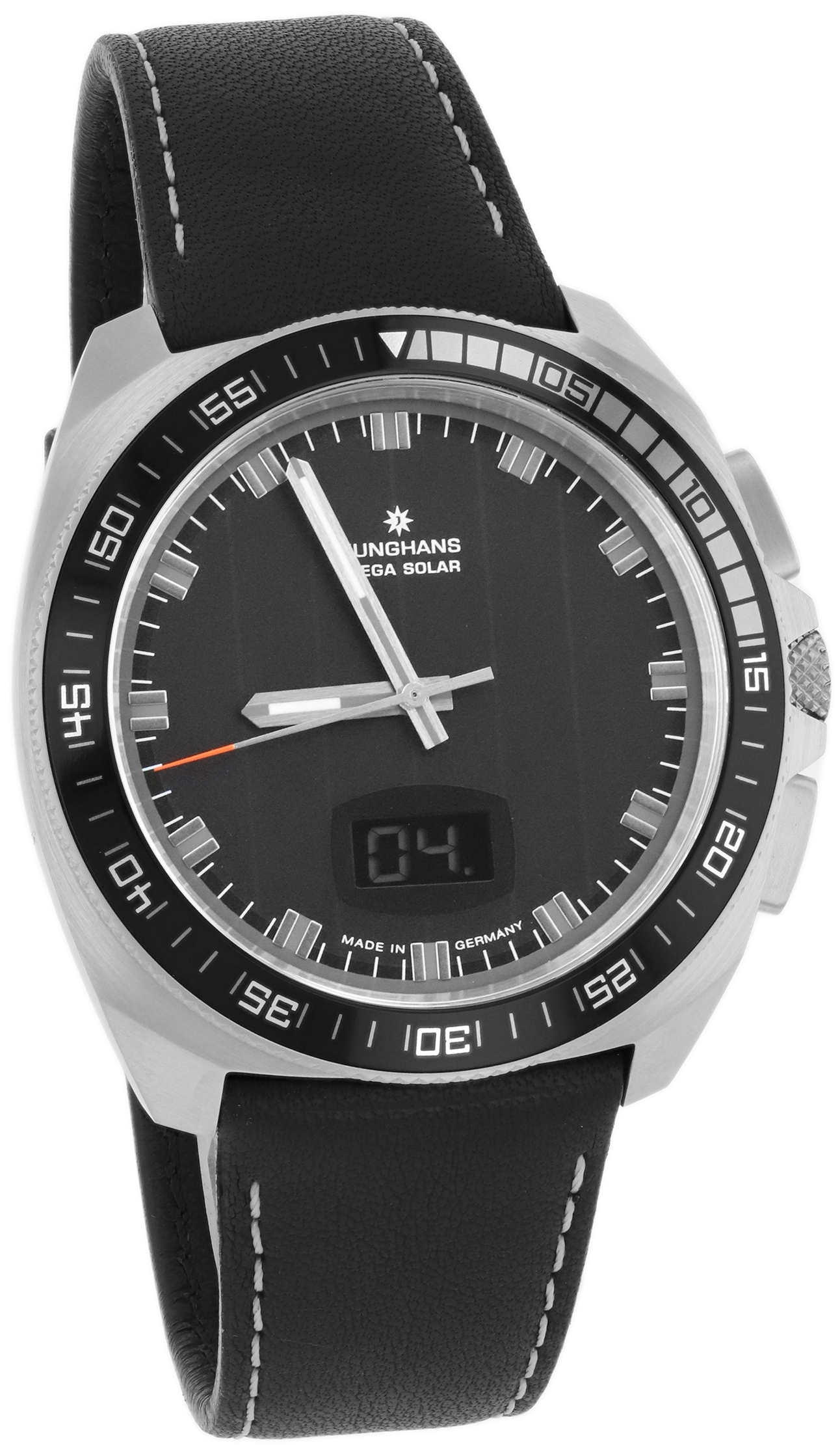 Junghans 1972 Mega Solar Herrklocka 56/4210.00 Läder Ø43.3 mm - Junghans