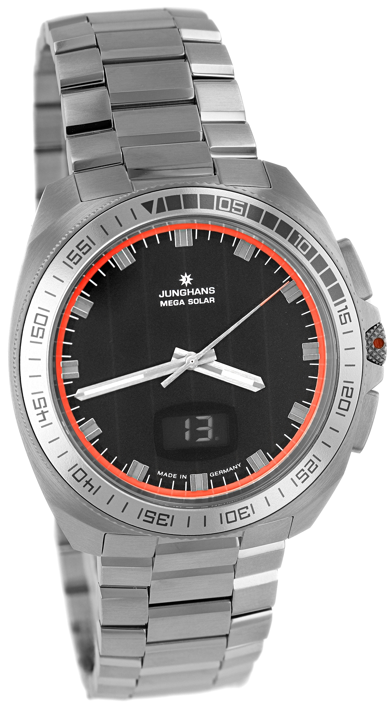 Junghans 1972 Mega Solar Herrklocka 56/4211.44 Stål Ø43.3 mm - Junghans