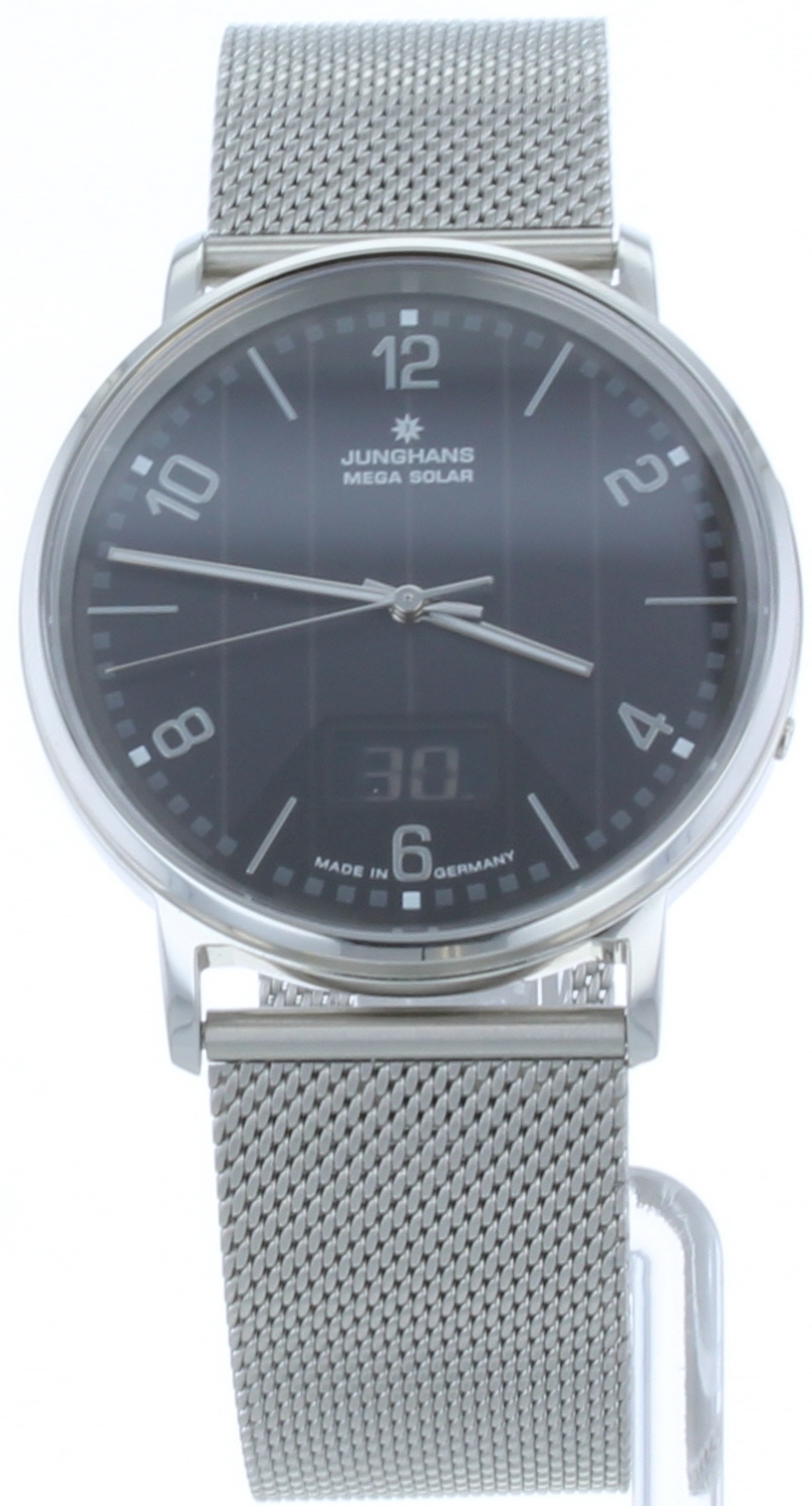 Junghans Herrklocka 56/4628.44 Milano Svart/Stål Ø39 mm - Junghans