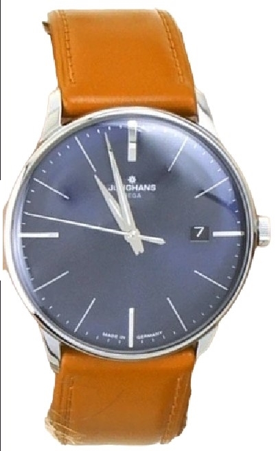 Junghans Herrklocka 58/4801.02 Meister Blå/Läder Ø38.4 mm - Junghans