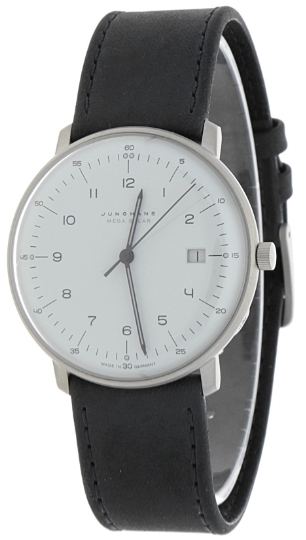 Junghans 59/2023.02 Max Bill Grå/Läder Ø38 mm - Junghans