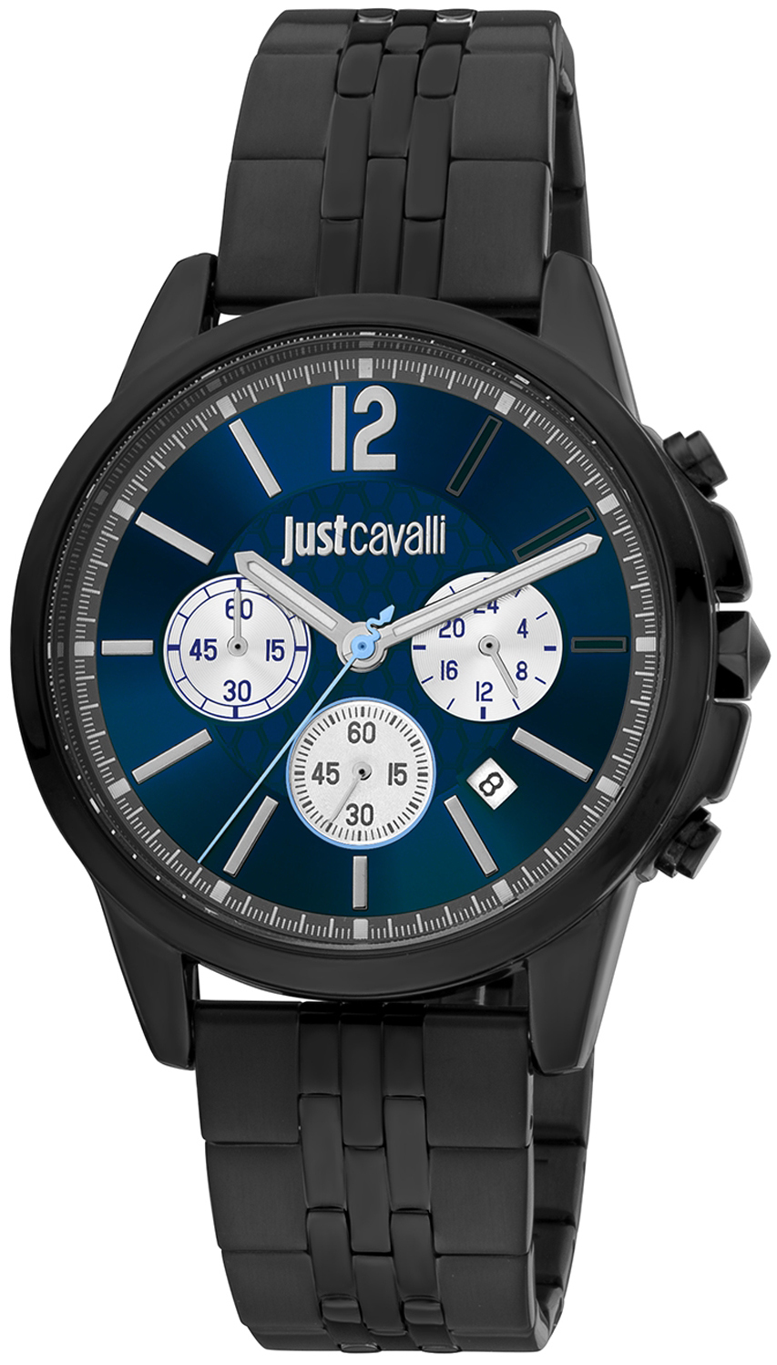 Just Cavalli Herrklocka JC1G175M0275 Classic Blå/Stål Ø42 mm - Just Cavalli