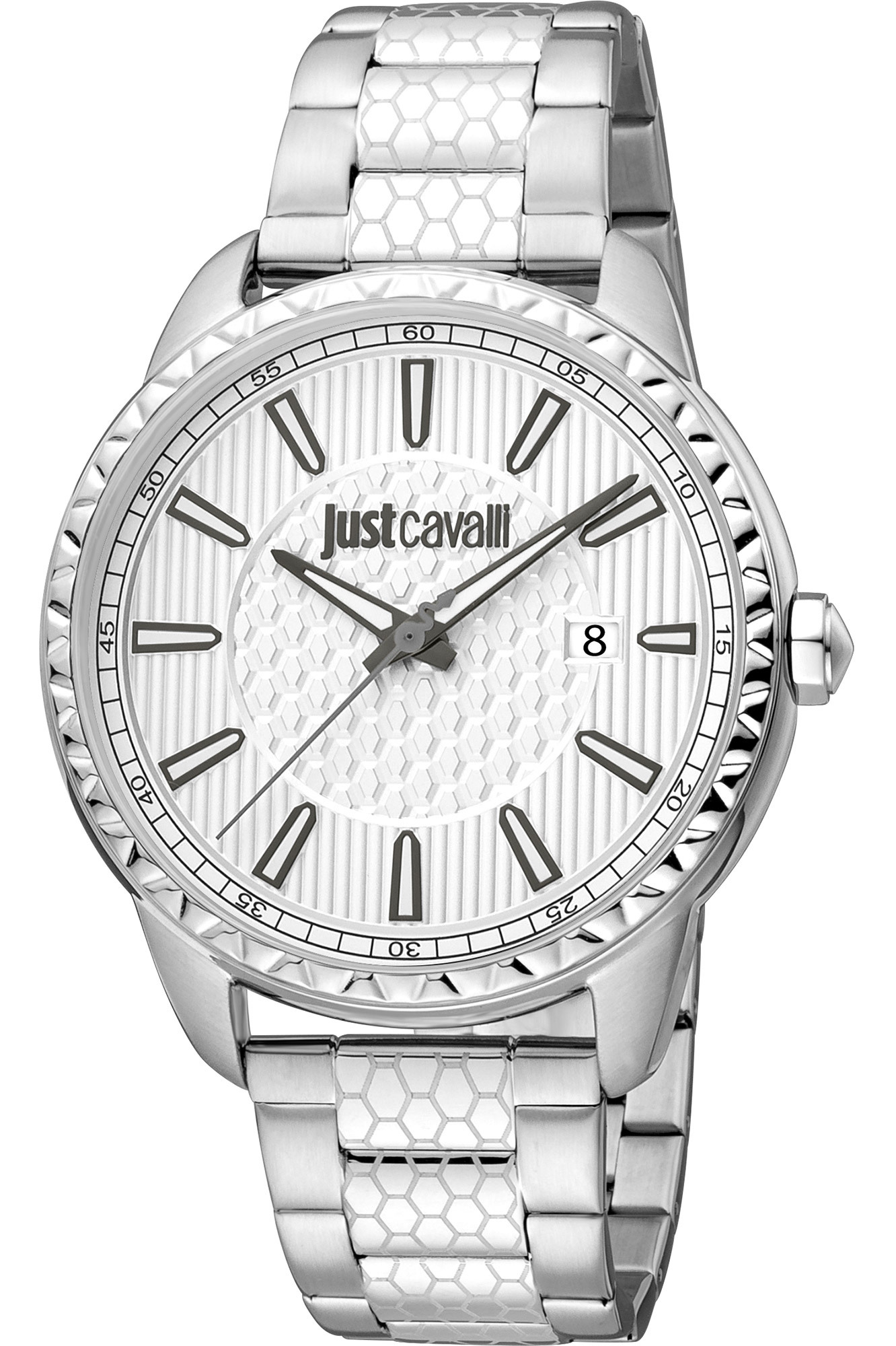 Just Cavalli Herrklocka JC1G176M0145 Modern Silverfärgad/Stål Ø43 - Just Cavalli