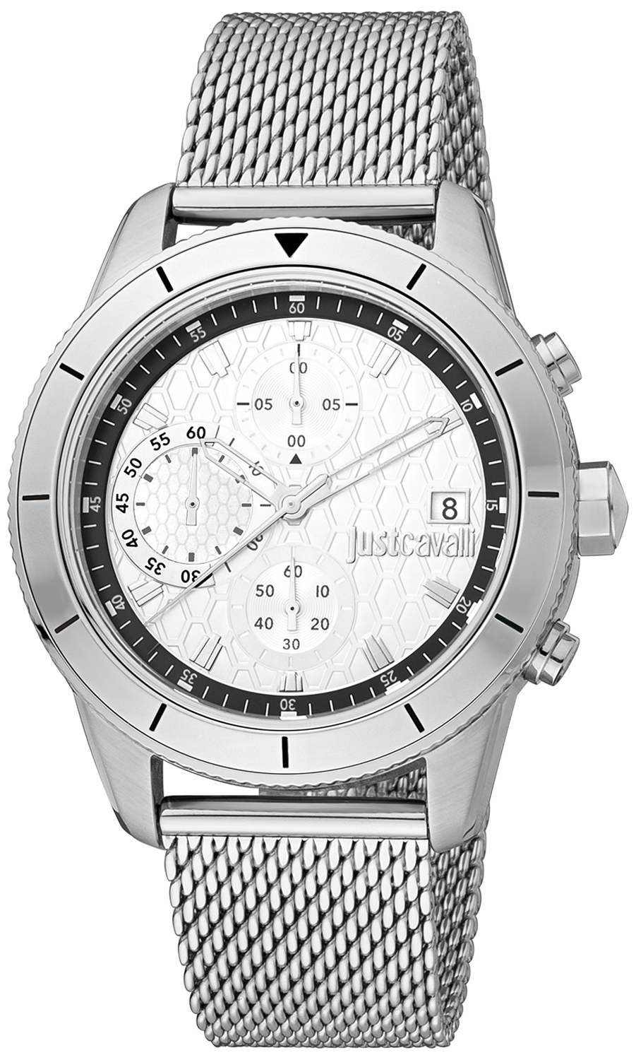 Just Cavalli Herrklocka JC1G215M0045 Classic Silverfärgad/Stål Ø42 - Just Cavalli