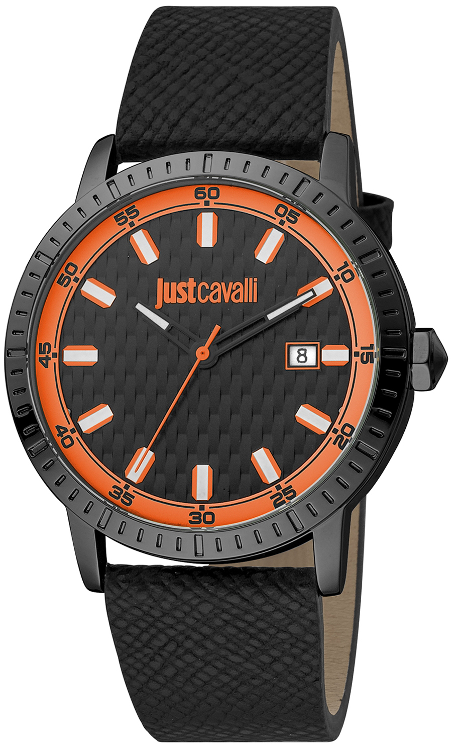 Just Cavalli Herrklocka JC1G216L0035 Classic Svart/Läder Ø42 mm - Just Cavalli