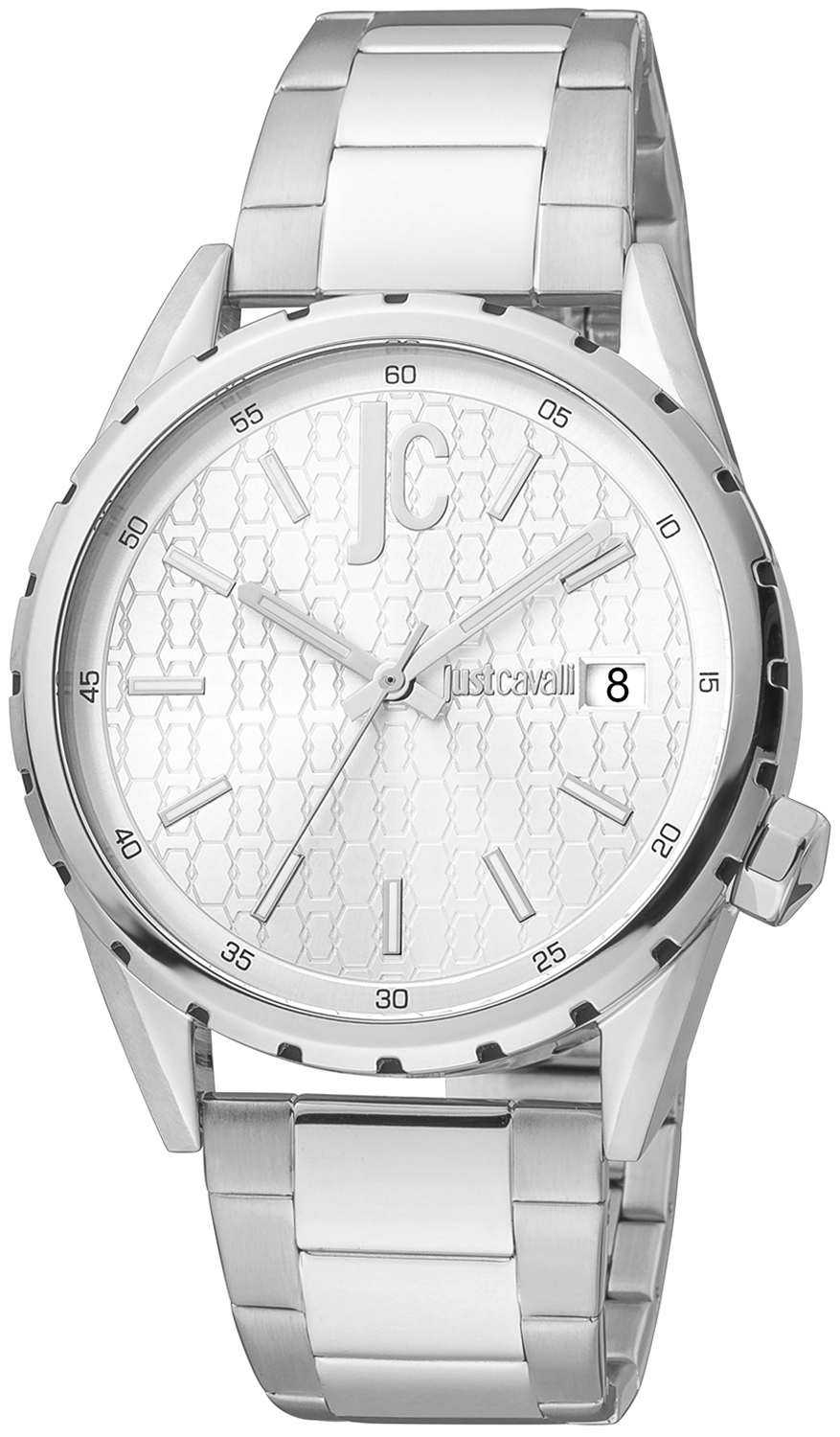 Just Cavalli Herrklocka JC1G217M0055 Classic Silverfärgad/Stål Ø42 - Just Cavalli