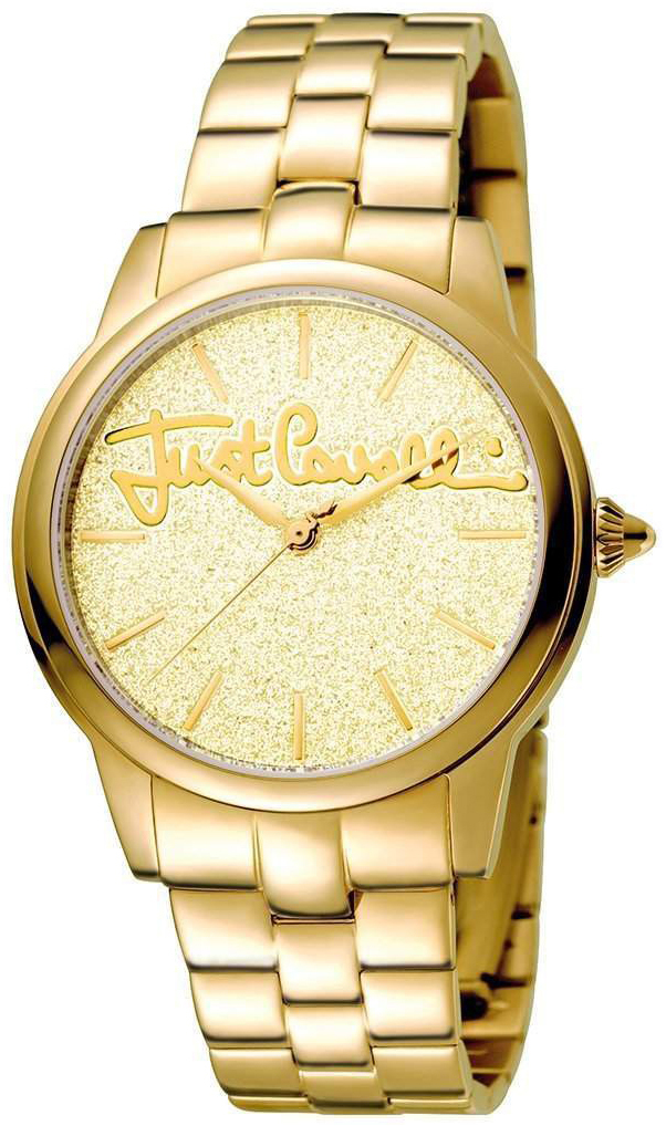 Just Cavalli Damklocka JC1L006M0095 Glam Chic Guld/Gulguldtonat stål - Just Cavalli