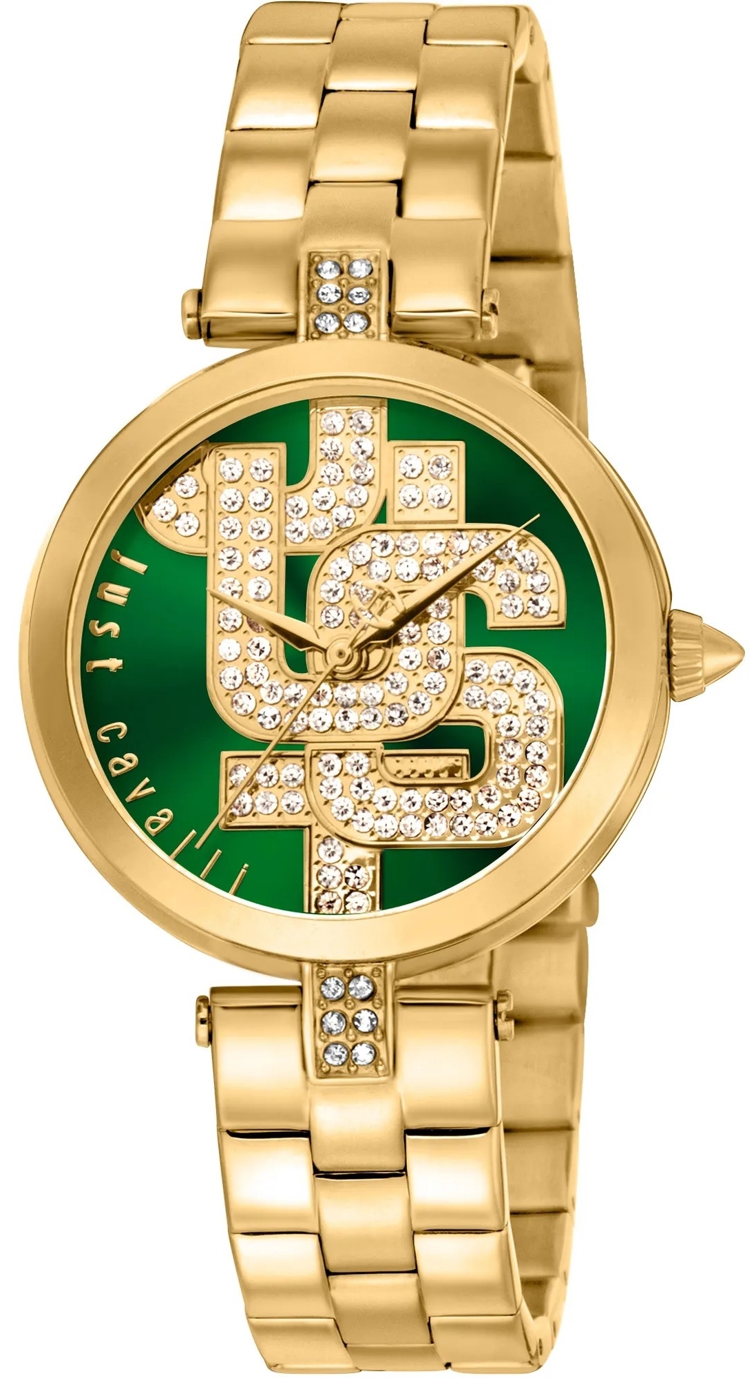 Just Cavalli Damklocka JC1L241M0065 Glam Chic Maiuscola - Just Cavalli