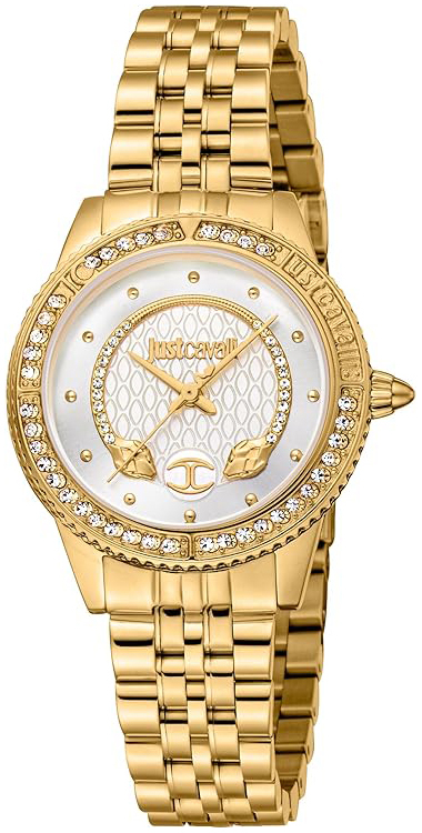 Just Cavalli Damklocka JC1L275M0045 Dress Silverfärgad/Gulguldtonat - Just Cavalli