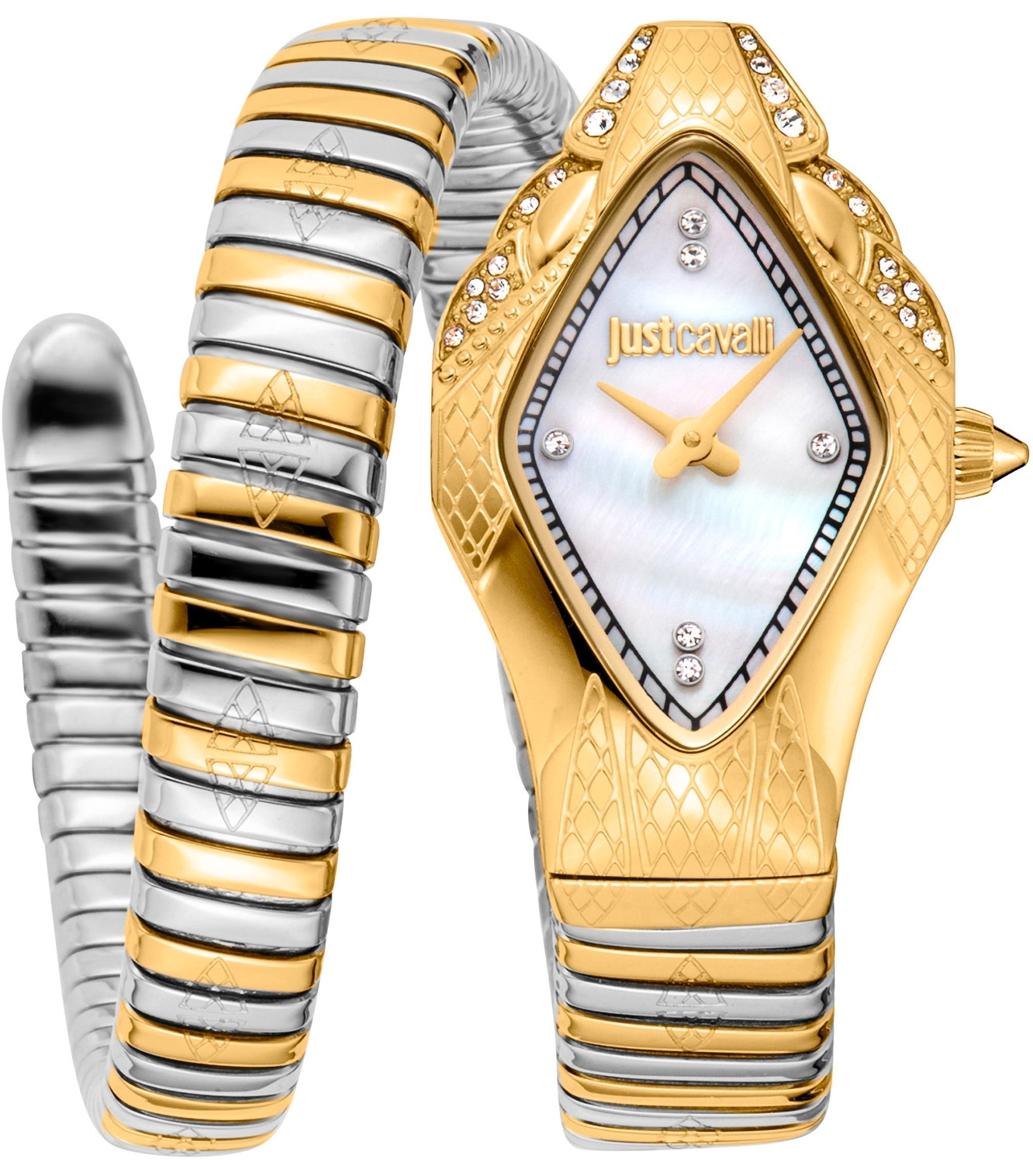 Just Cavalli Damklocka JC1L306M0065 Signature Snake - Just Cavalli