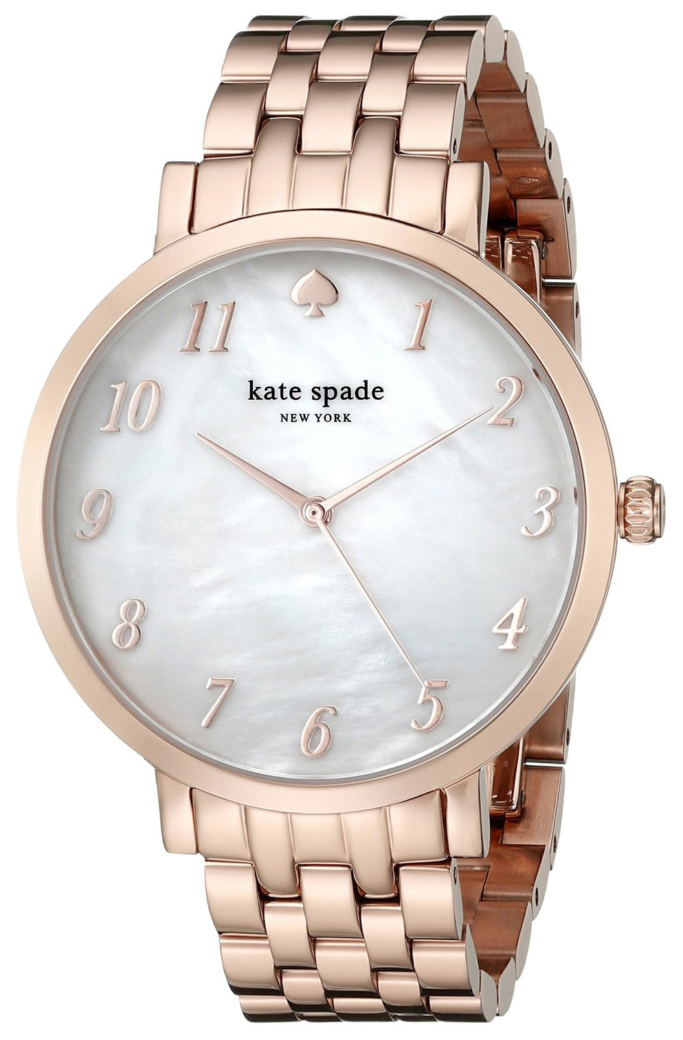 Kate Spade 99999 Damklocka 1YRU0850 Vit/Roséguldstonat stål Ø38 mm - Kate Spade