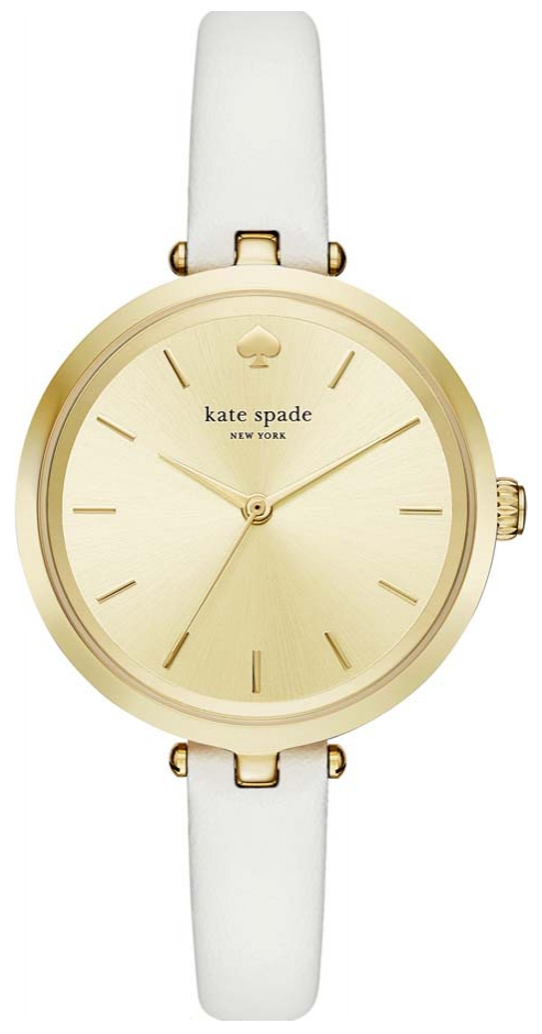 Kate Spade 99999 Damklocka KSW1117 Champagnefärgad/Läder Ø34 mm