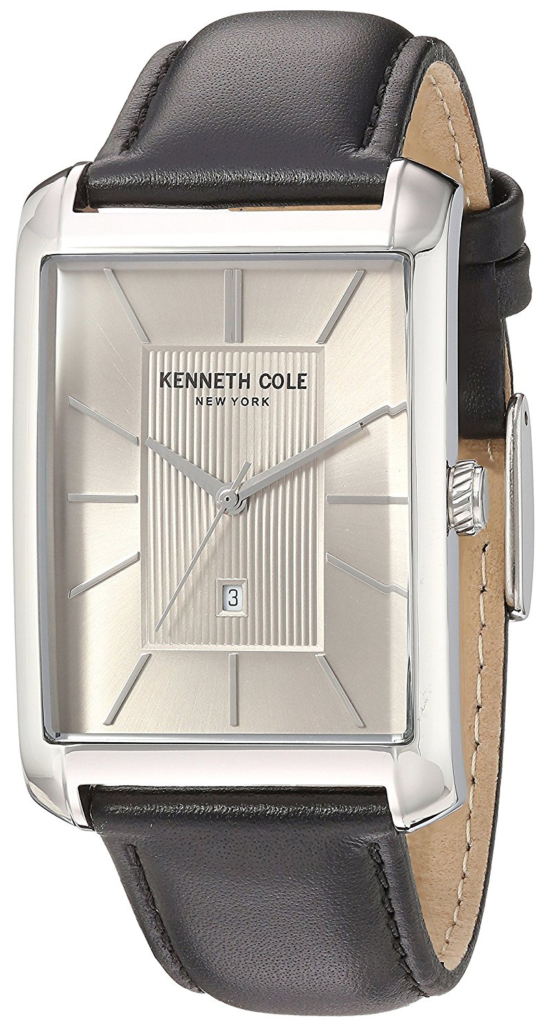 Kenneth Cole Classic Herrklocka 10030832 Silverfärgad/Läder