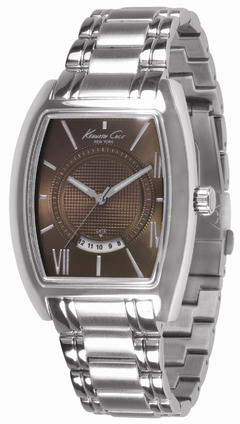 Kenneth Cole Herrklocka KC3858 Brun/Stål Ø33 mm - Kenneth Cole