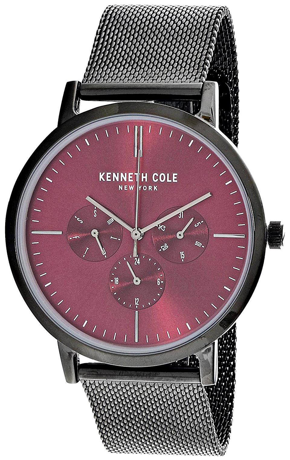 Kenneth Cole Fashion Herrklocka KC50122001 Röd/Stål Ø42 mm