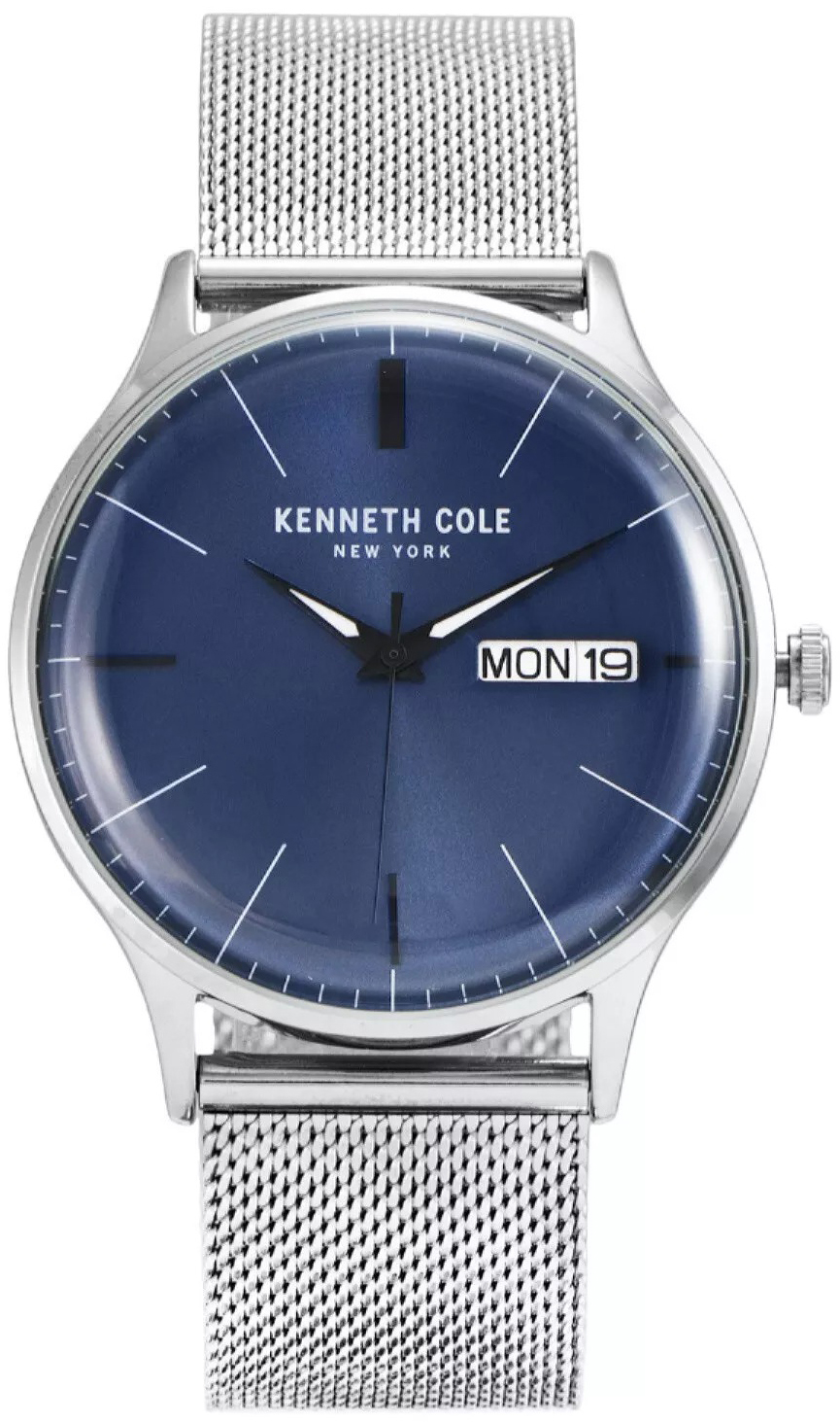 Kenneth Cole Herrklocka KC50589016B Classic Blå/Stål Ø42 mm - Kenneth Cole