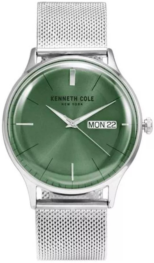 Kenneth Cole Herrklocka KC50589017A Classic Grön/Stål Ø42 mm - Kenneth Cole