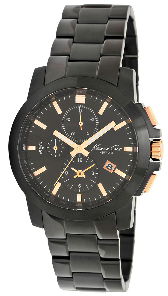 Kenneth Cole Herrklocka KC9065 Svart/Stål Ø49 mm - Kenneth Cole