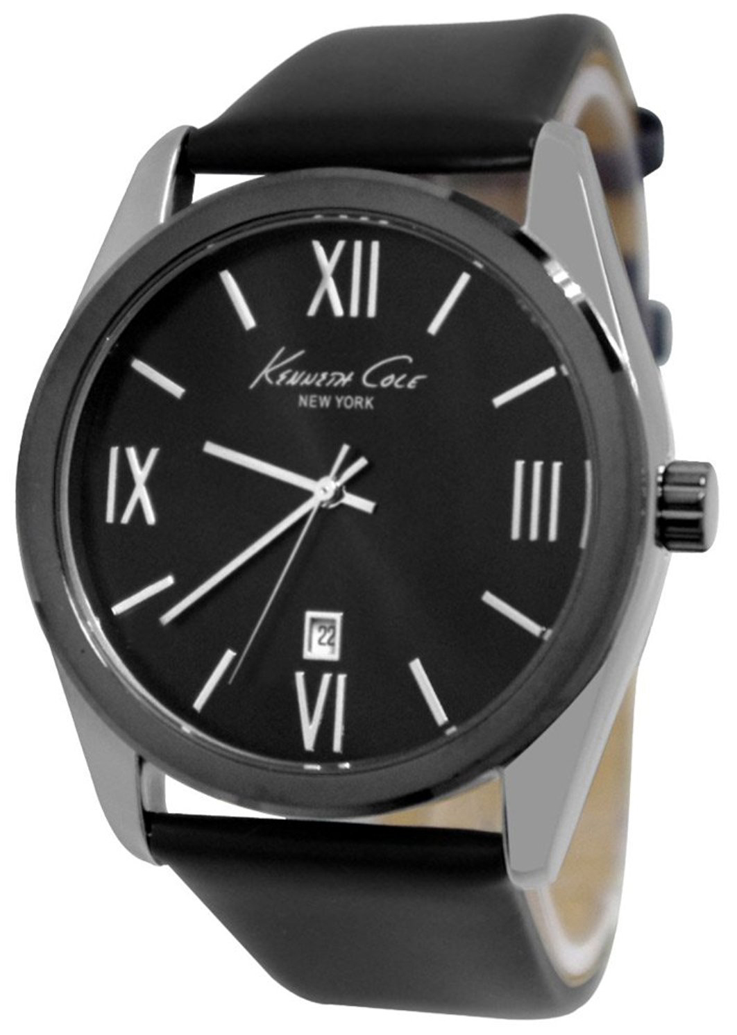 Kenneth Cole Herrklocka KCW1036 Svart/Läder Ø43 mm - Kenneth Cole