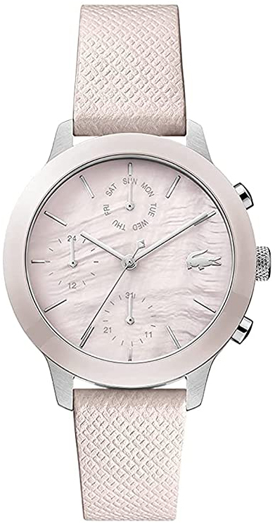 Lacoste 12.12 Damklocka 2001152 Rosa/Läder Ø36 mm - Lacoste
