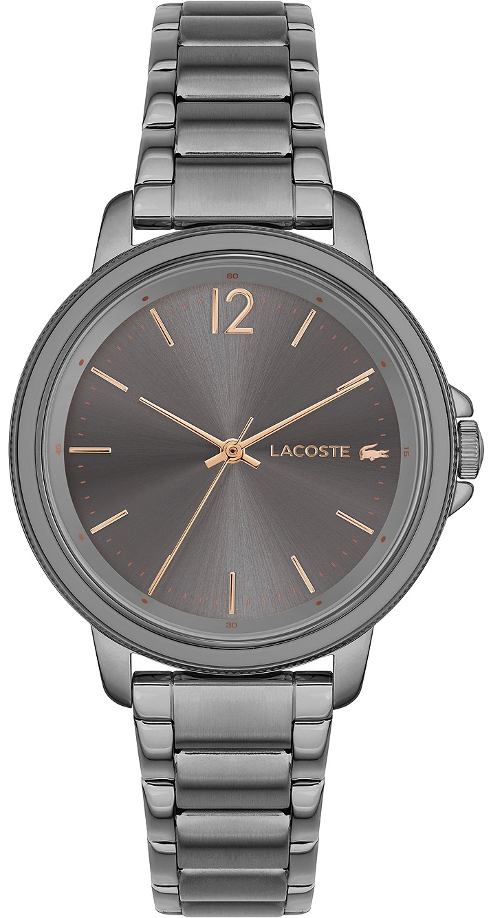 Lacoste Damklocka 2001220 Slice Grå/Stål Ø38 mm - Lacoste