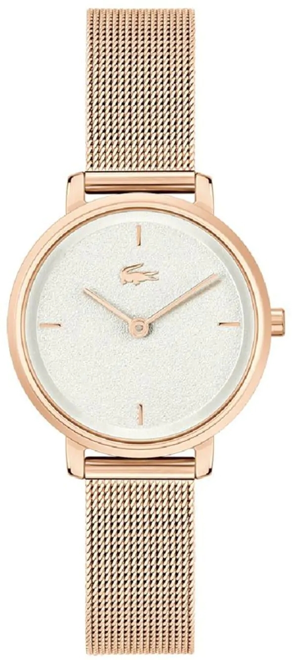Lacoste Damklocka 2001321 Suzanne Silverfärgad/Roséguldstonat stål - Lacoste