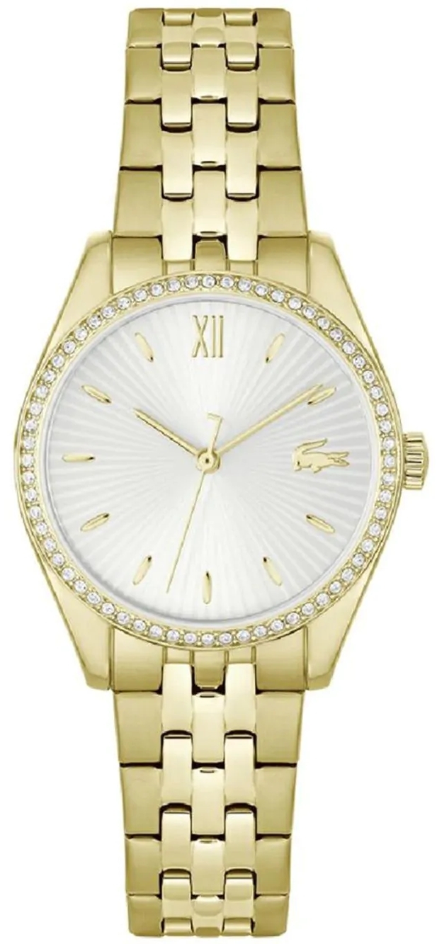 Lacoste Damklocka 2001324 Tuilerie Silverfärgad/Guldtonat stål Ø30 - Lacoste