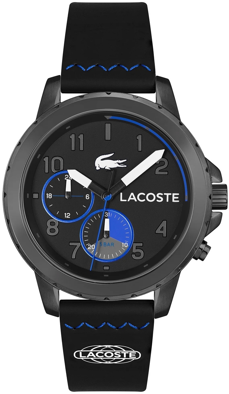 Lacoste Herrklocka 2011206 Endurance Svart/Gummi Ø43 mm - Lacoste