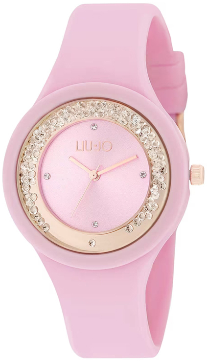 LIU-JO Damklocka TLJ1762 Classic Rosa/Gummi Ø38 mm - LIU-JO
