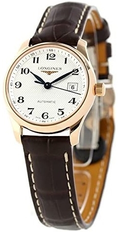 Longines Damklocka L2.257.8.78.3 Master Silverfärgad/Läder Ø29 mm - Longines