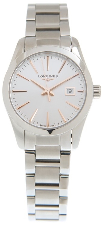 Longines Damklocka L2.286.4.72.6 Conquest Classic Silverfärgad/Stål - Longines