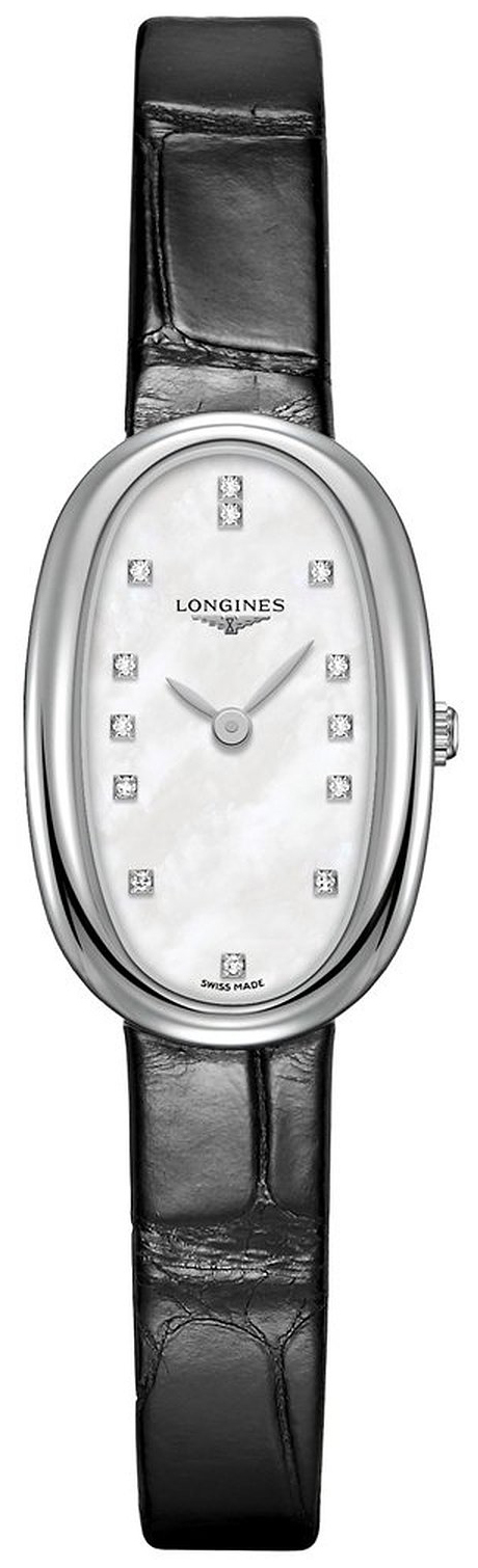 Longines Damklocka L2.305.4.87.0 Symphonette Silverf&auml;rgad/L&auml;der