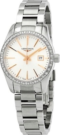 Longines Damklocka L2.386.0.72.6 Conquest Classic Silverfärgad/Stål - Longines