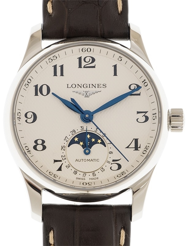 Longines Damklocka L2.409.4.78.3 Master Vit/Läder Ø34 mm - Longines