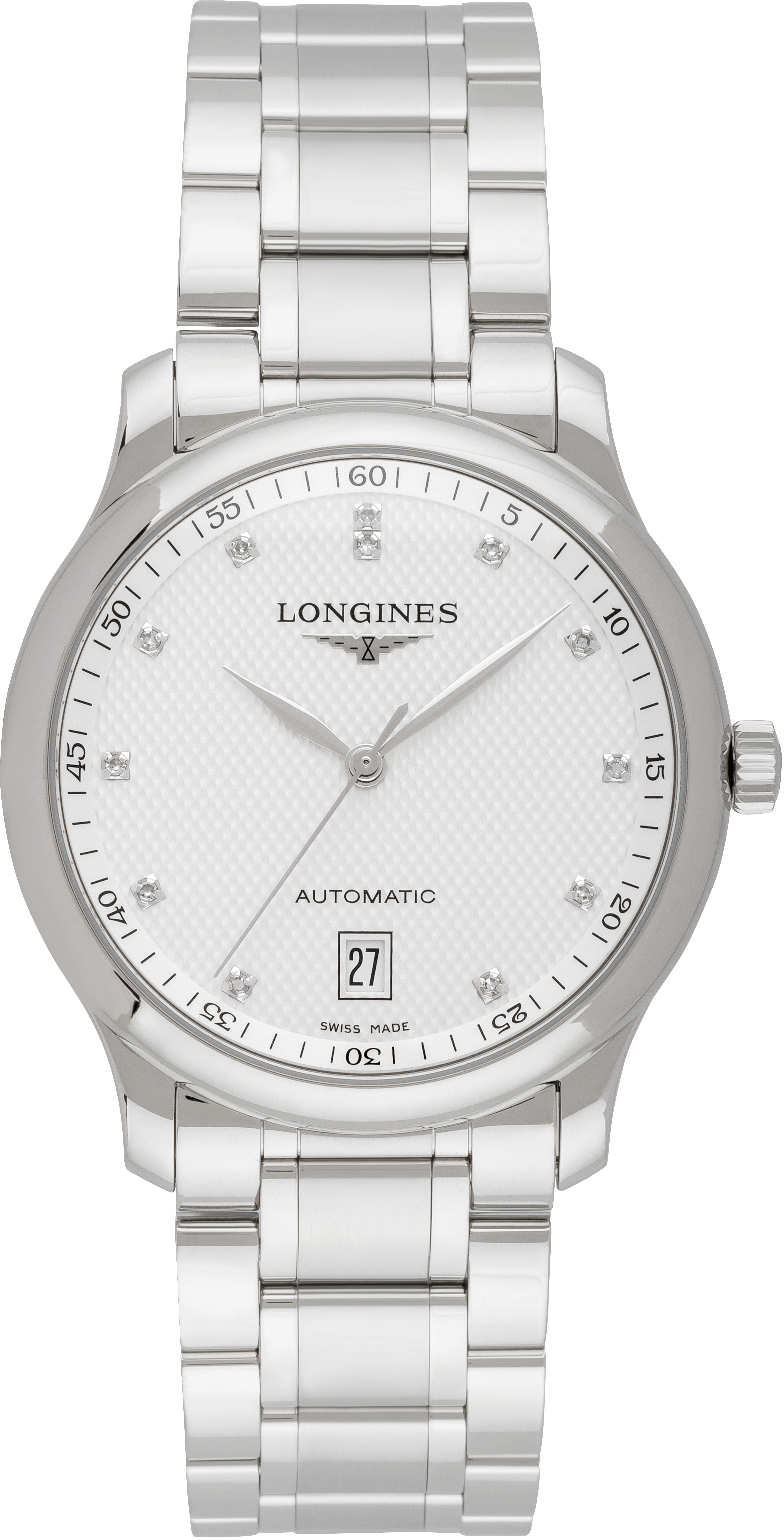 Longines Herrklocka L2.628.4.77.6 Master Silverfärgad/Stål Ø38.5 mm - Longines
