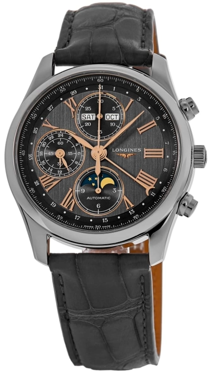 Longines Herrklocka L2.673.4.61.2 Master Collection Grå/Läder Ø40 - Longines