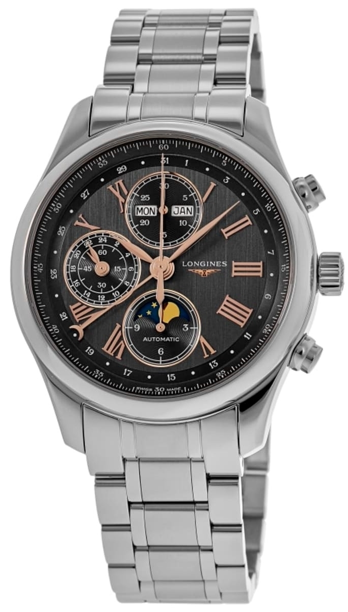 Longines Herrklocka L2.673.4.61.6 Master Collection Grå/Stål Ø40 mm - Longines