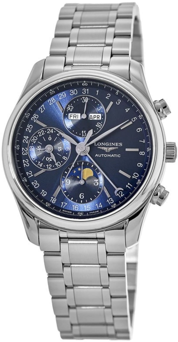 Longines Herrklocka L2.673.4.92.6 Master Blå/Stål Ø40 mm - Longines