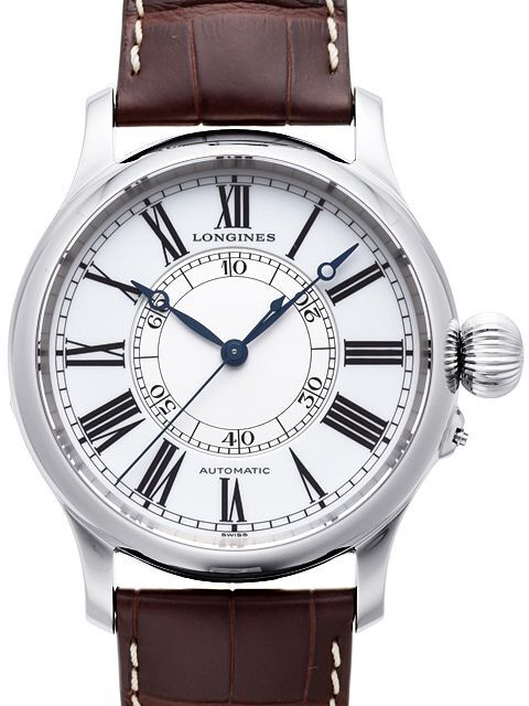 Longines Heritage Herrklocka L2.713.4.11.0 Vit/Läder Ø47.5 mm - Longines