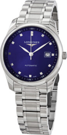 Longines Herrklocka L2.793.4.97.6 Master Blå/Stål Ø40 mm - Longines