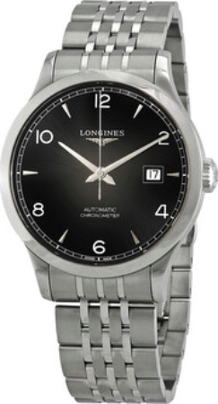 Longines Herrklocka L2.821.4.56.6 Record Svart/Stål Ø40 mm - Longines