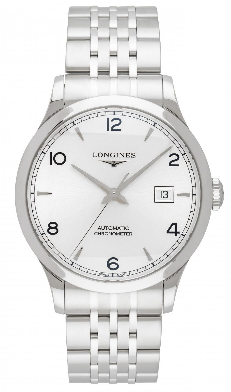 Longines Herrklocka L2.821.4.76.6 Record Silverfärgad/Stål Ø40 mm - Longines
