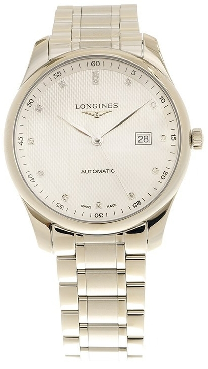 Longines Herrklocka L2.893.4.77.6 Master Silverfärgad/Stål Ø42 mm - Longines