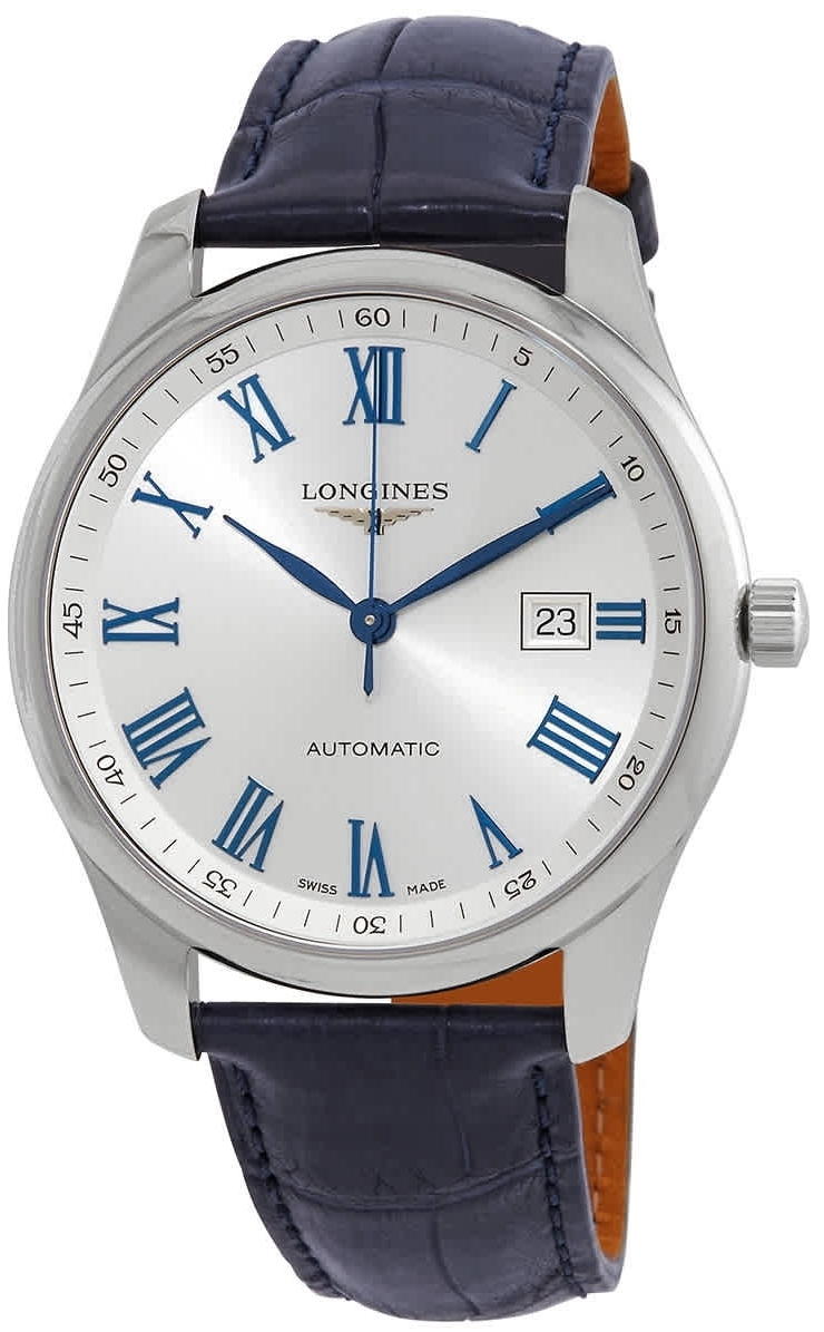 Longines Herrklocka L2.893.4.79.2 Master Silverfärgad/Läder Ø42 mm - Longines