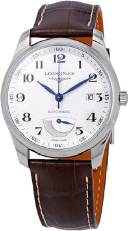 Longines Herrklocka L2.908.4.78.3 Master Silverfärgad/Läder Ø40 mm - Longines