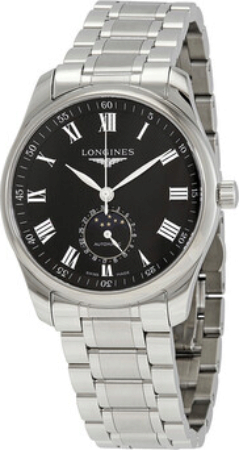 Longines Herrklocka L2.909.4.51.6 Master Svart/Stål Ø40 mm - Longines