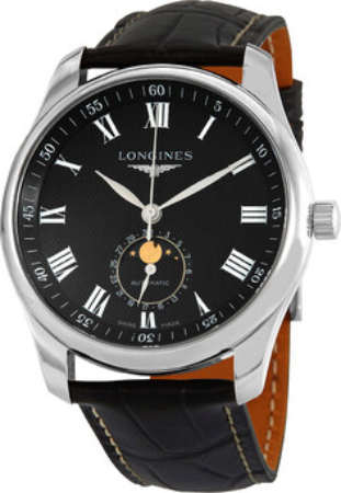 Longines Herrklocka L2.909.4.51.7 Master Svart/Läder Ø40 mm - Longines