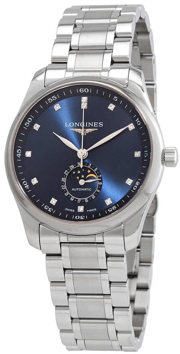 Longines Herrklocka L2.909.4.97.6 Master Blå/Stål Ø40 mm - Longines