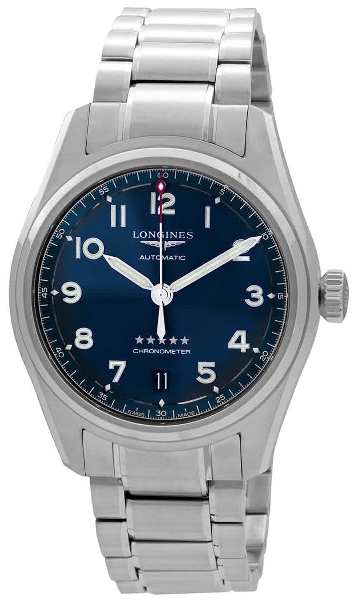 Longines L3.410.4.93.6 Spirit Blå/Stål Ø37 mm - Longines