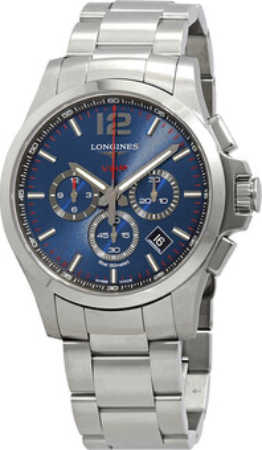 Longines Herrklocka L3.727.4.96.6 Conquest V.H.P. Blå/Stål Ø44 mm - Longines